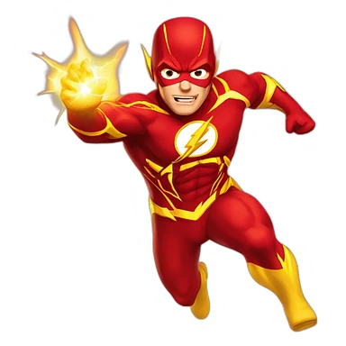 flash runing, marvel sticker