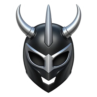  black horn helmet sticker