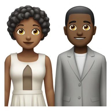 Haz un niño negro y una niña blanca sticker