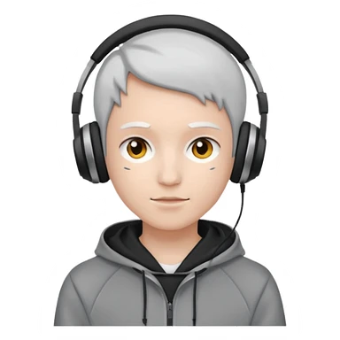 But with the same instructions, with deportive hoodie and headphones, and skin white sticker