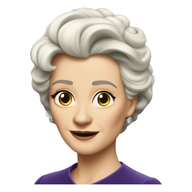 Ursula von der Leyenl very photorealistic sticker