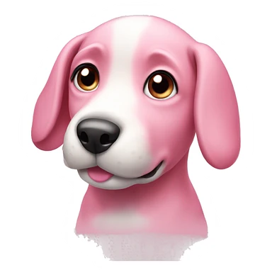 Pink puppy  sticker