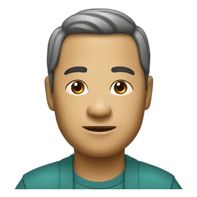 un chinois qui vient de tahiti sticker