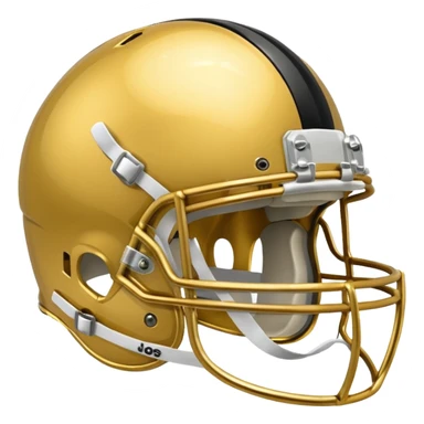 gold football helmet emoji sticker