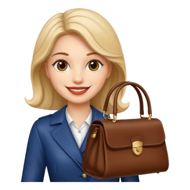 italian fashion with bag sticker