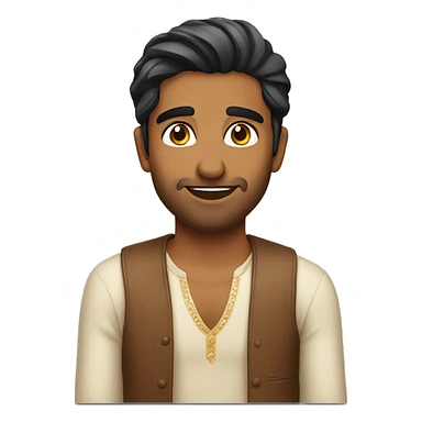 Handsome Indian guy sticker