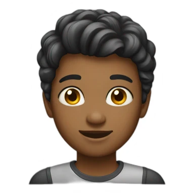 Handsome girl sticker