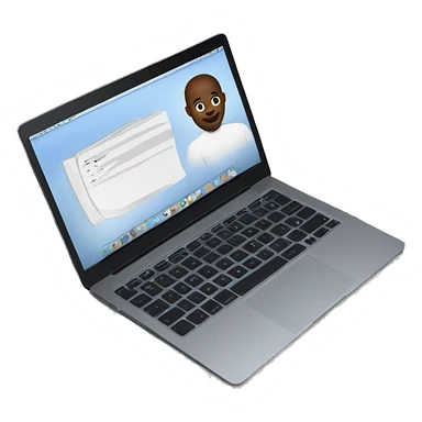 black macbook sticker