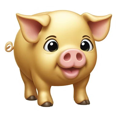 golden john pork sticker