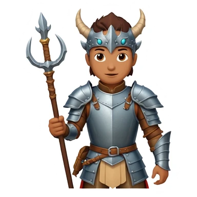 a dragon tamer in medieval time sticker