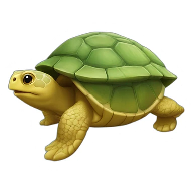 Loure sur tortue sticker