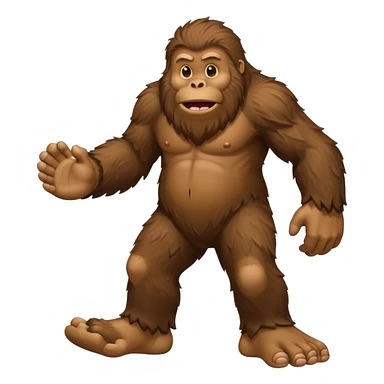 big foot emoji, simple and bold, focus on foot shape, no text sticker