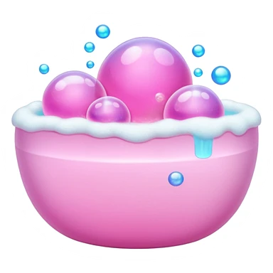 pinkbath  bubbles sticker