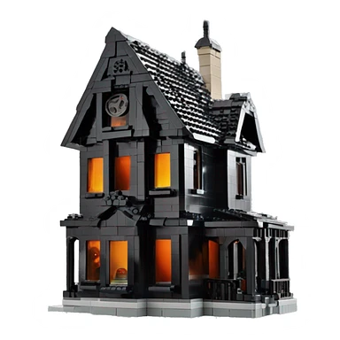 Lego Darth Vader’s seriously dusty disturbing disgusting ghostly haunted horror dream house  sticker