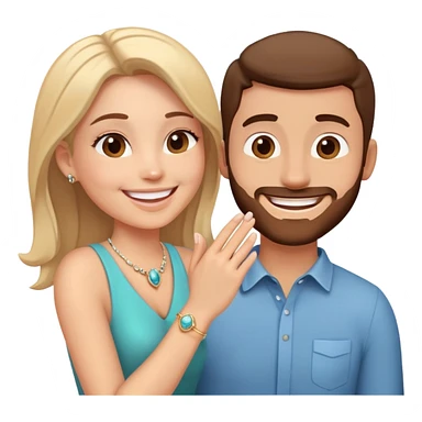 A women who ist proposing to her boyfriend  sticker