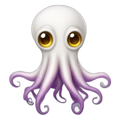 confused squid sticker