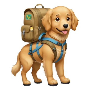 trvelling dog sticker