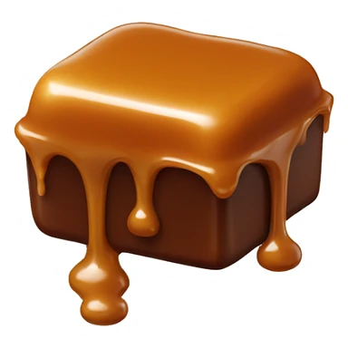 caramels dripping sticker