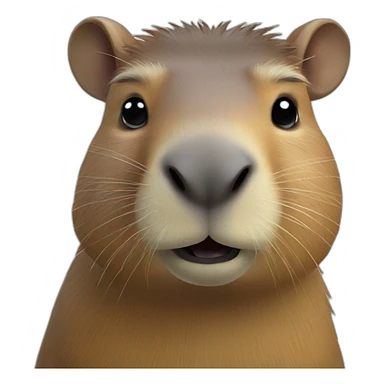 Capybara avec une claquette sticker