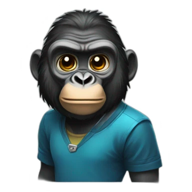 gorilla gaming sticker