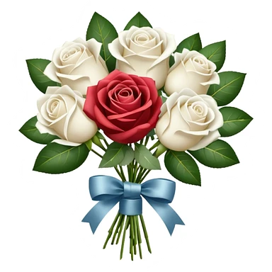 Wedding flowers bouquet sticker