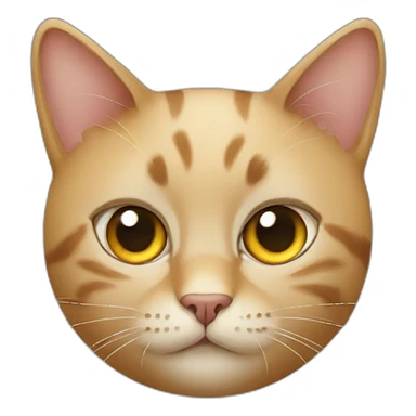 Cat with different eyes  sticker