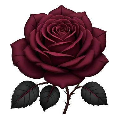 Rosa negra sticker