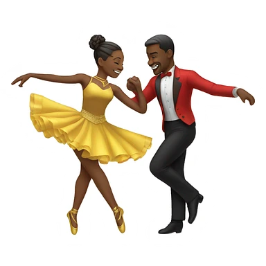 Dance couple sticker