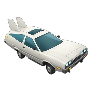 flying car sticker