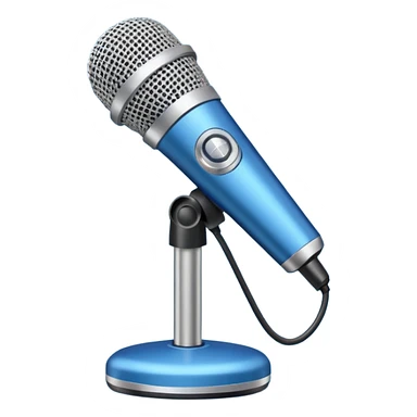 blue podcast sticker