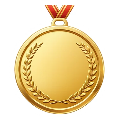 golden medal sticker