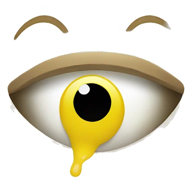 Smiley with lemon eyes sticker