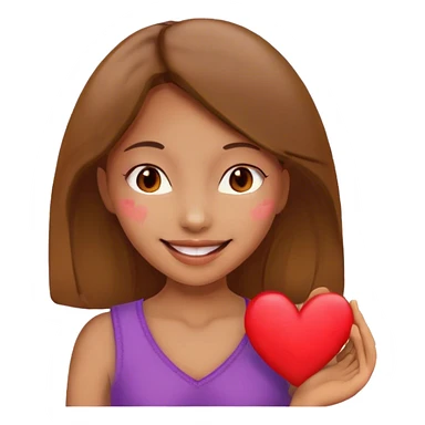 Sexy girl emoji sticker