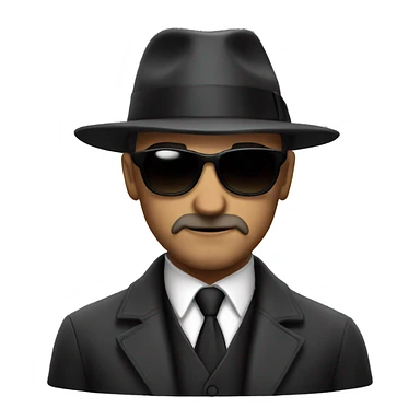 Italian mafia guy sticker