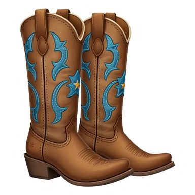 
Cowboy boots sticker