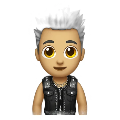 Punk chico cresta sticker