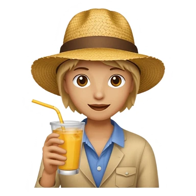 Emoji festa junina sticker