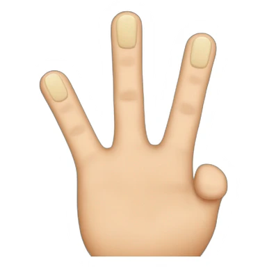 four count finger sticker