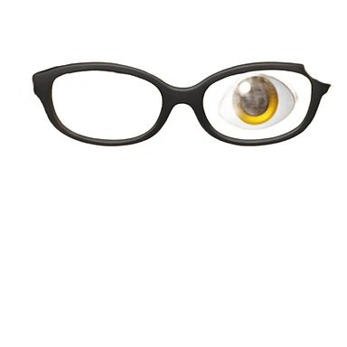 Fille a lunettes cheveux bouclés châtain sticker