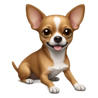 Chihuahua brown sticker