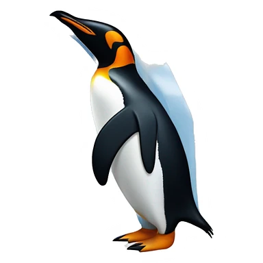 Penguin next to igloo sticker