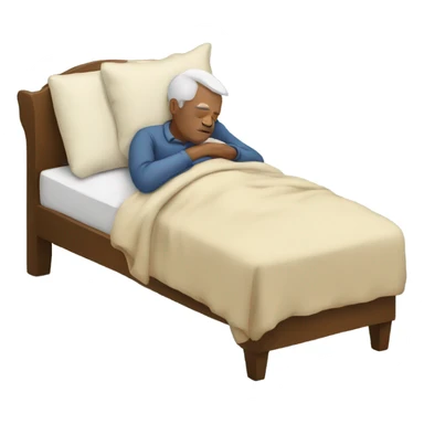 grandfather sleeping  sticker