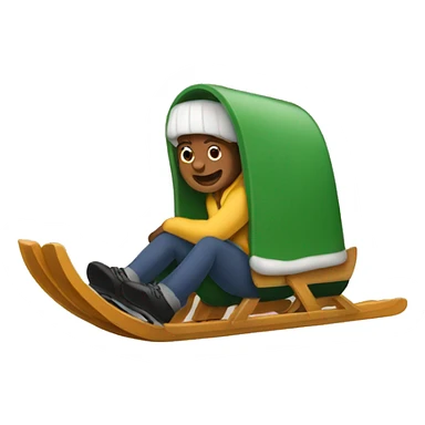 Toboggan sticker