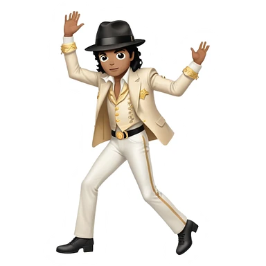 michael jackson moonwalking sticker