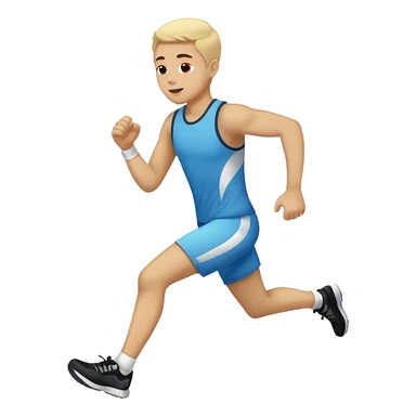 Une personne qui court sticker