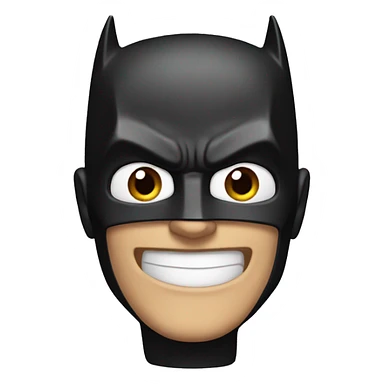 Smiling batman sticker