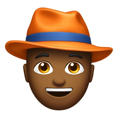 Basketball with a hat sticker