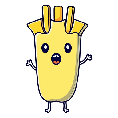 String cheese, monster sticker