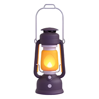 camping lantern sticker