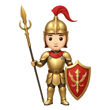 Moon Guard – crescent spear,Royal Soldiers. sticker